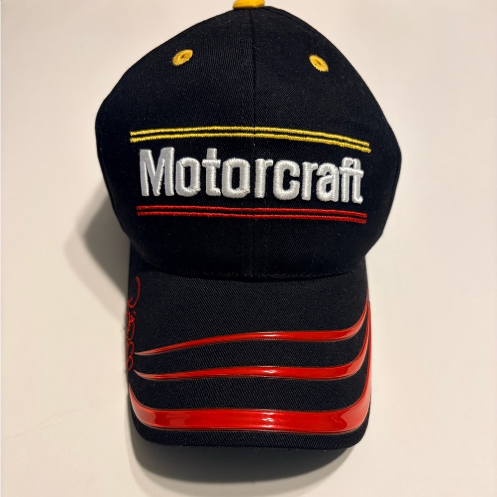 Ford Motorcraft Racing Hat Black Adjustable Cap